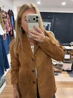 Load image into Gallery viewer, Shani Faux Suede Jacket/Coat - Studio Parisien AW26
