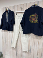Load image into Gallery viewer, Malo Embroidered Jacket - New Season - Johanna
