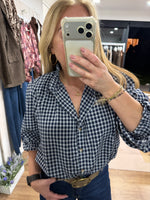 Load image into Gallery viewer, Marnie Check Blouse - AW26
