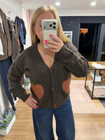 Load image into Gallery viewer, Herringbone Heart Cardigan - New Brand - AW26
