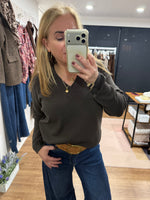 Load image into Gallery viewer, Hubbard V Neck Cashmere Blend Jumper - 3 Colours - AW26
