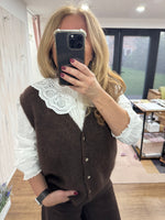 Load image into Gallery viewer, Mirabelle Knitted Waistcoat - 2 Colours - New Brand
