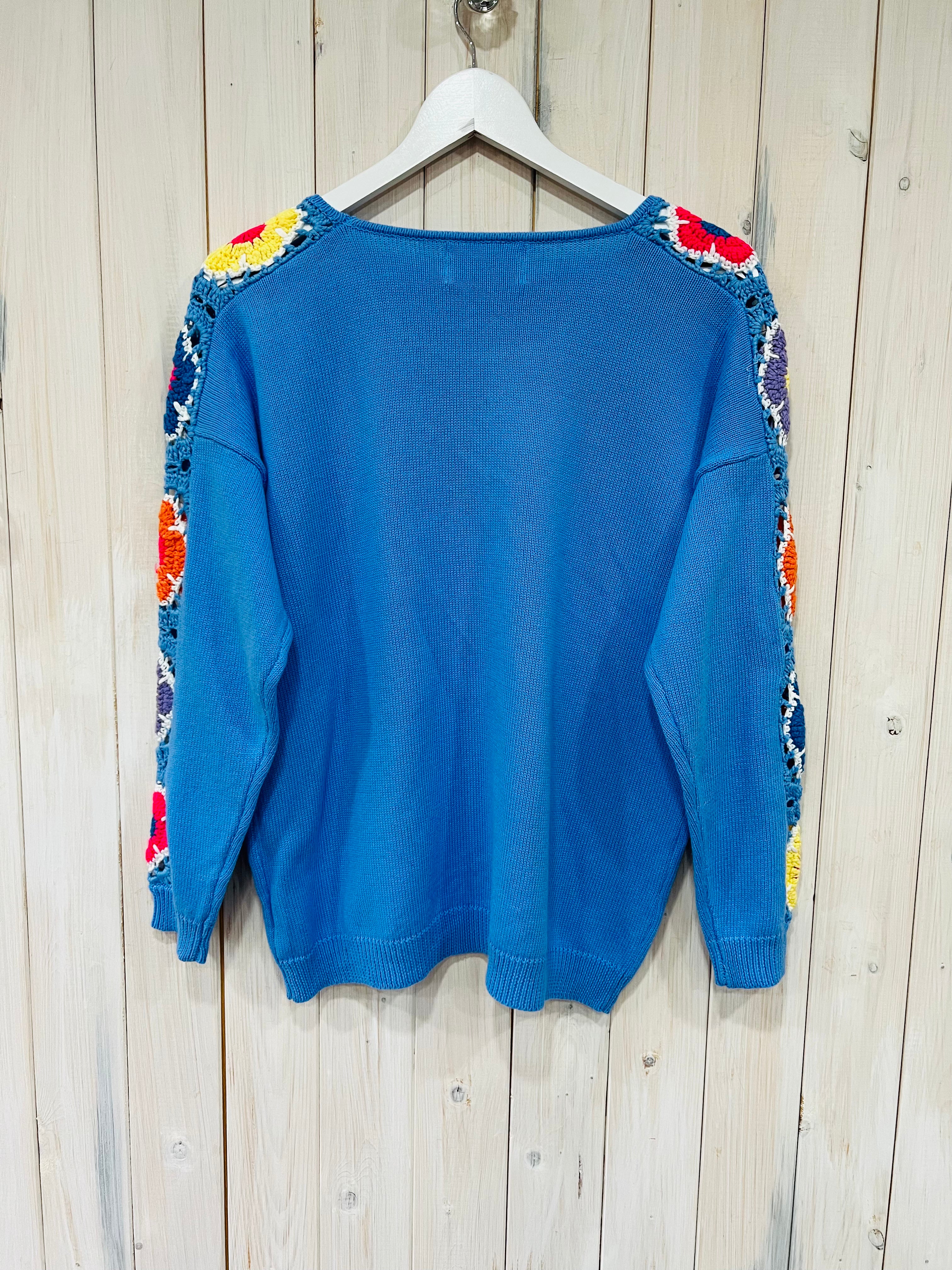 Lucia Crochet Cashmere Blend Jumper - New Collection