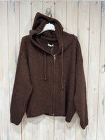 Load image into Gallery viewer, Zip Hooded Cardigan - 2 Colours- New Brand
