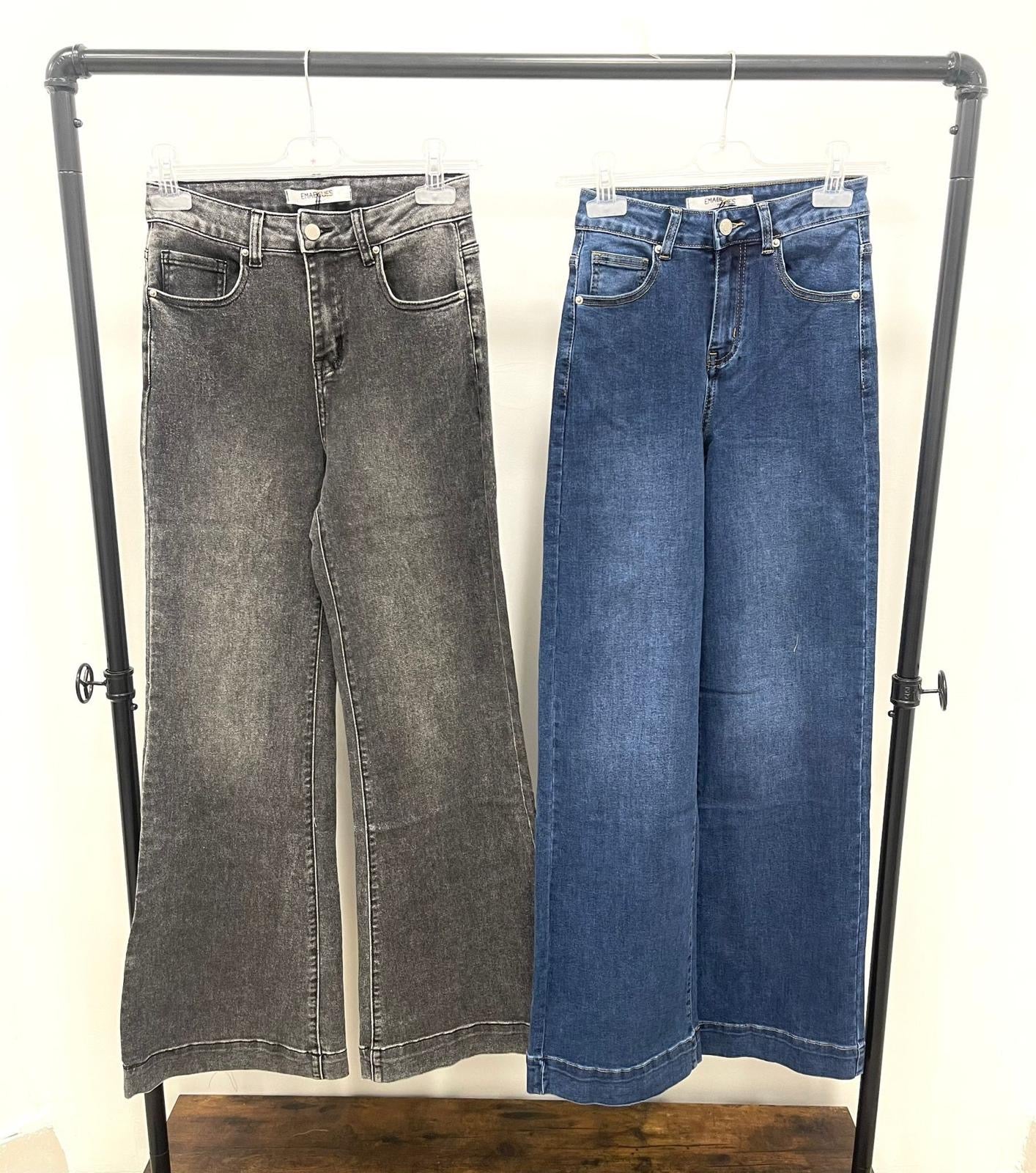 Davey Wide Leg Jeans - 2 Washes - Ema Blues - New Season