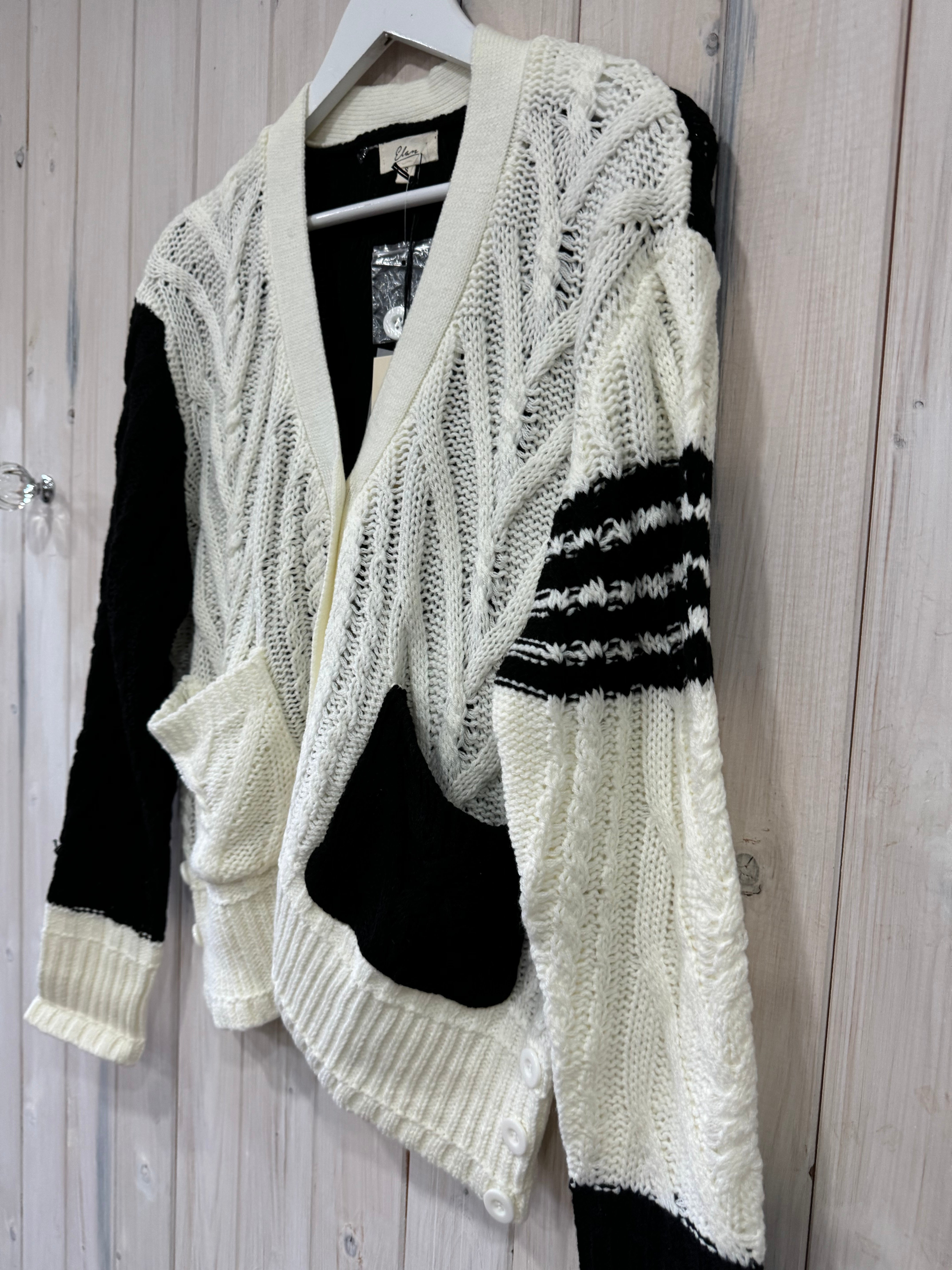 Monochrome Cardigan - New Season - Elan