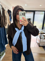 Load image into Gallery viewer, Coco Contrast Tie Hoodie - New Season - AW26
