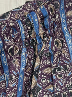 Load image into Gallery viewer, Burgundy Blue Stripe Blouse - New Season - Johanna
