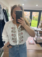 Load image into Gallery viewer, Kally Embroidered Blouse - New Season
