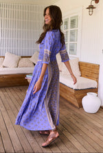 Load image into Gallery viewer, Jacaranda Print Indiana Maxi Dress - New Season - Jaase
