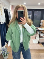 Load image into Gallery viewer, Sindy Crop Sleeve Hoodie - 2 Colours - L'Atelier Parisien
