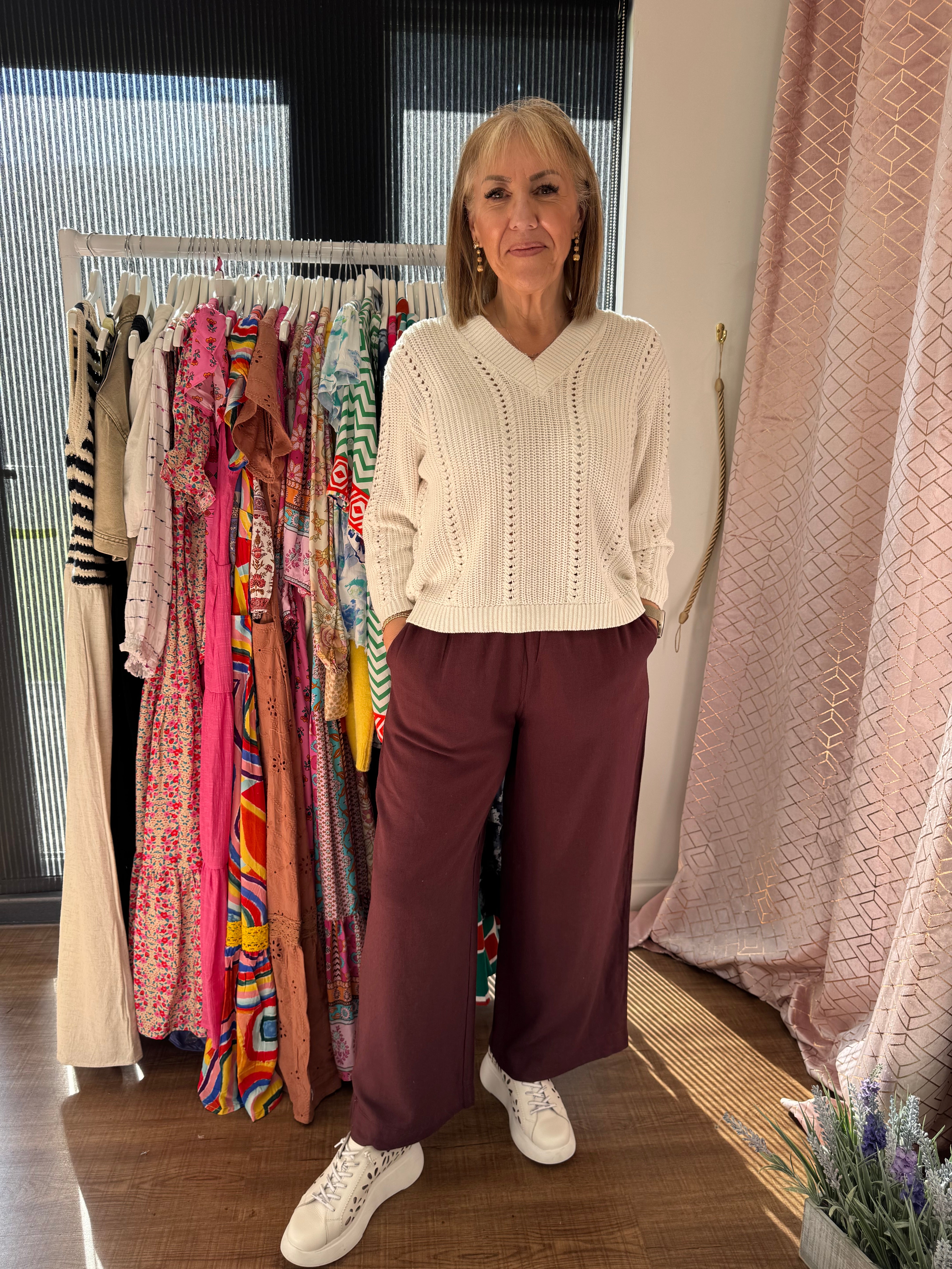 Kamilia Crop Trouser - New Season - Kaffe