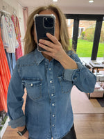 Load image into Gallery viewer, Rangler Stretch Denim Shirt - Studio Parisien - New Collection

