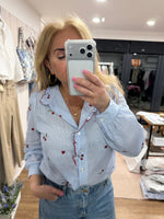 Load image into Gallery viewer, Cherry Embroidered Blouse - New Season
