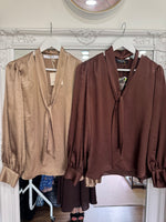 Load image into Gallery viewer, Willow Evening Blouse - 2 Colours - Ema Blues - New Season
