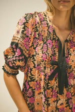 Load image into Gallery viewer, Apricot Blossom Print Roses Playsuit - Jaase Australia - New Season
