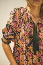 Load image into Gallery viewer, Apricot Blossom Print Roses Playsuit - Jaase Australia - New Season
