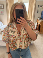 Load image into Gallery viewer, Harlowe Print Bee Blouse - Jaase - New Season
