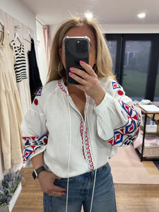 Embroidered Shacket - New Brand - Elia