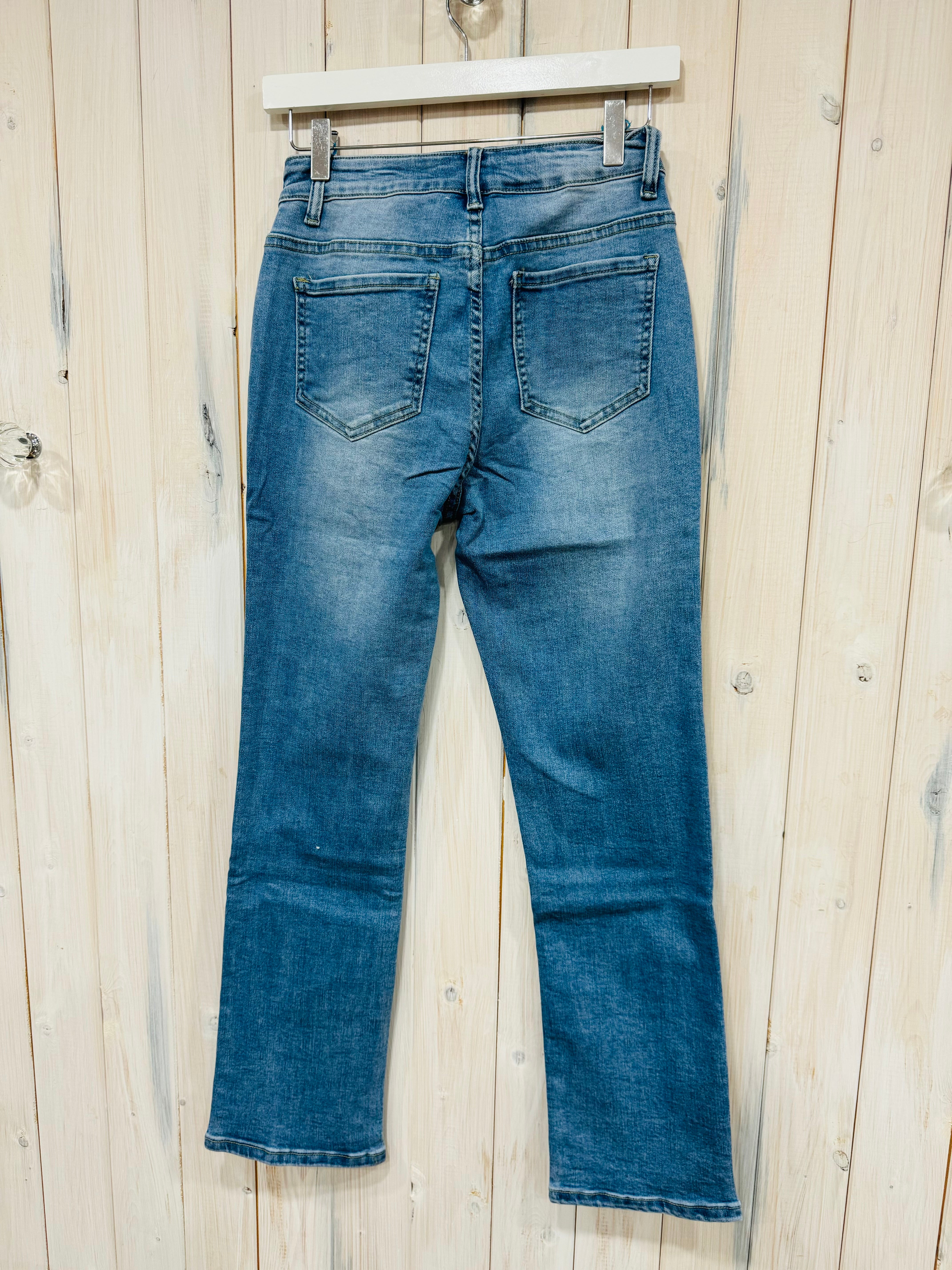Kate Straight Leg Button Feature Denim - New Free From Humanity