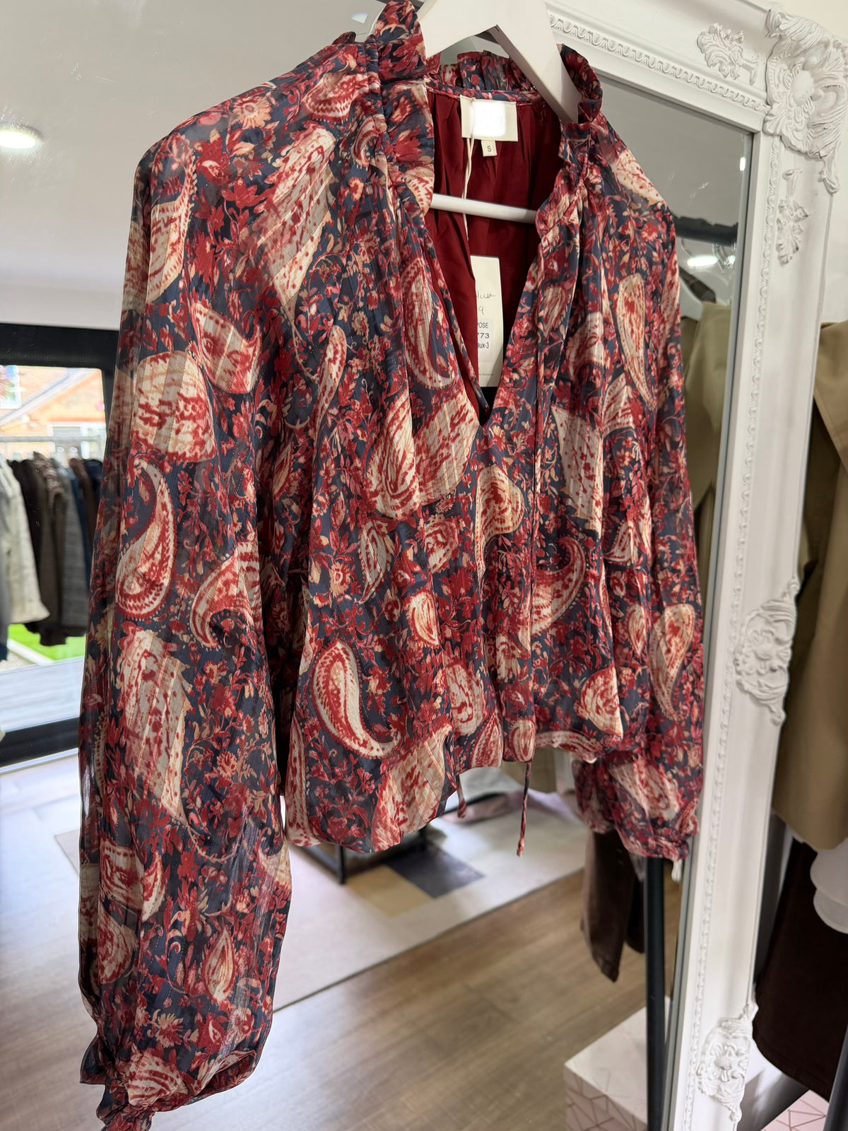 Lissy Bubble Hem Blouse - AW26