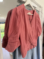 Load image into Gallery viewer, Sadouma Cheesecloth Top - 2 Colours - An'ge
