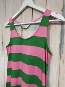 Ice Cream Stripe Tshirt Dress - New Season - Compania