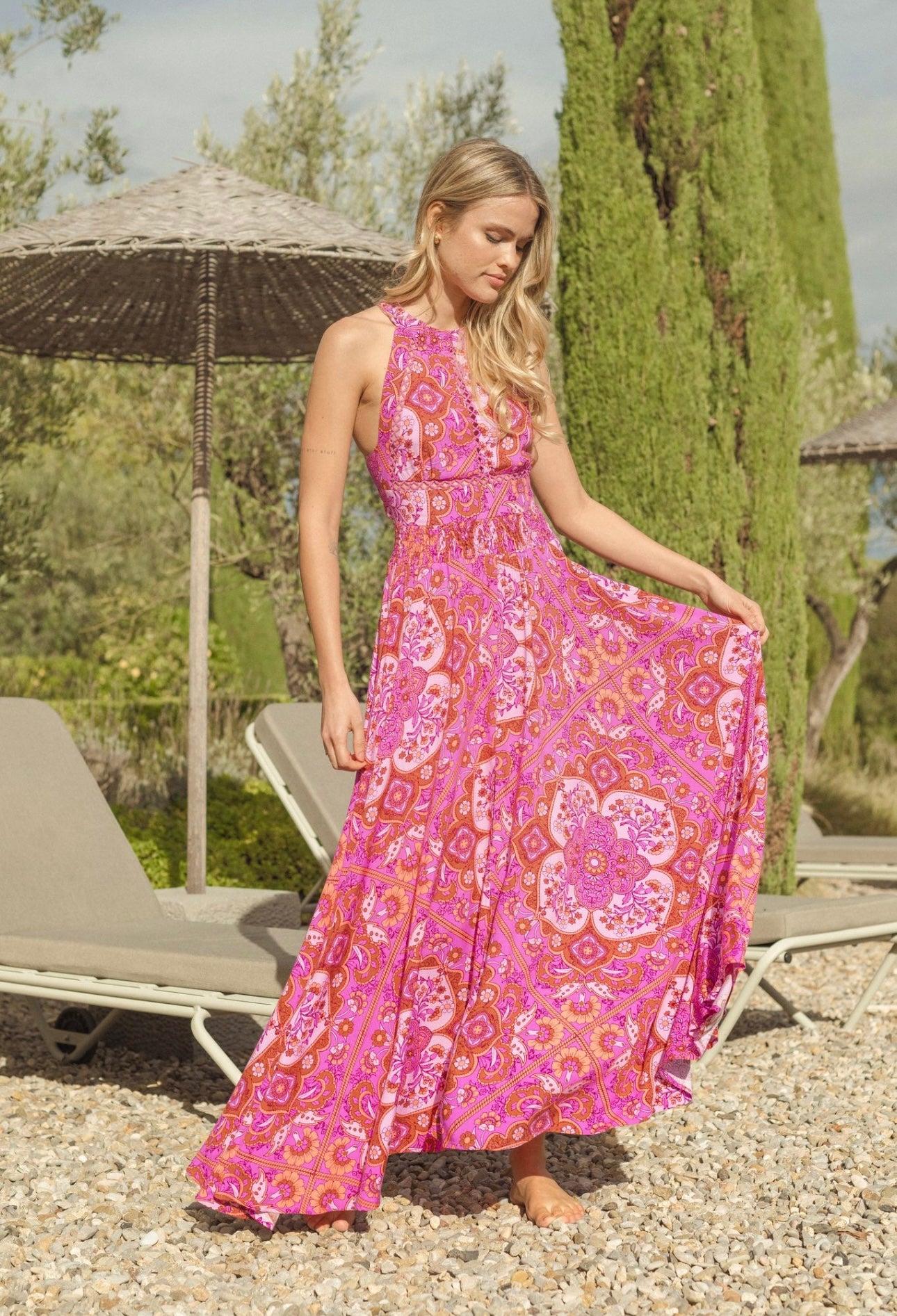 Cosmic Print Endless Summer Dress - New Season - Jaase