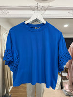 Load image into Gallery viewer, Crochet Cuff Tshirt - 5 Colours - New Season

