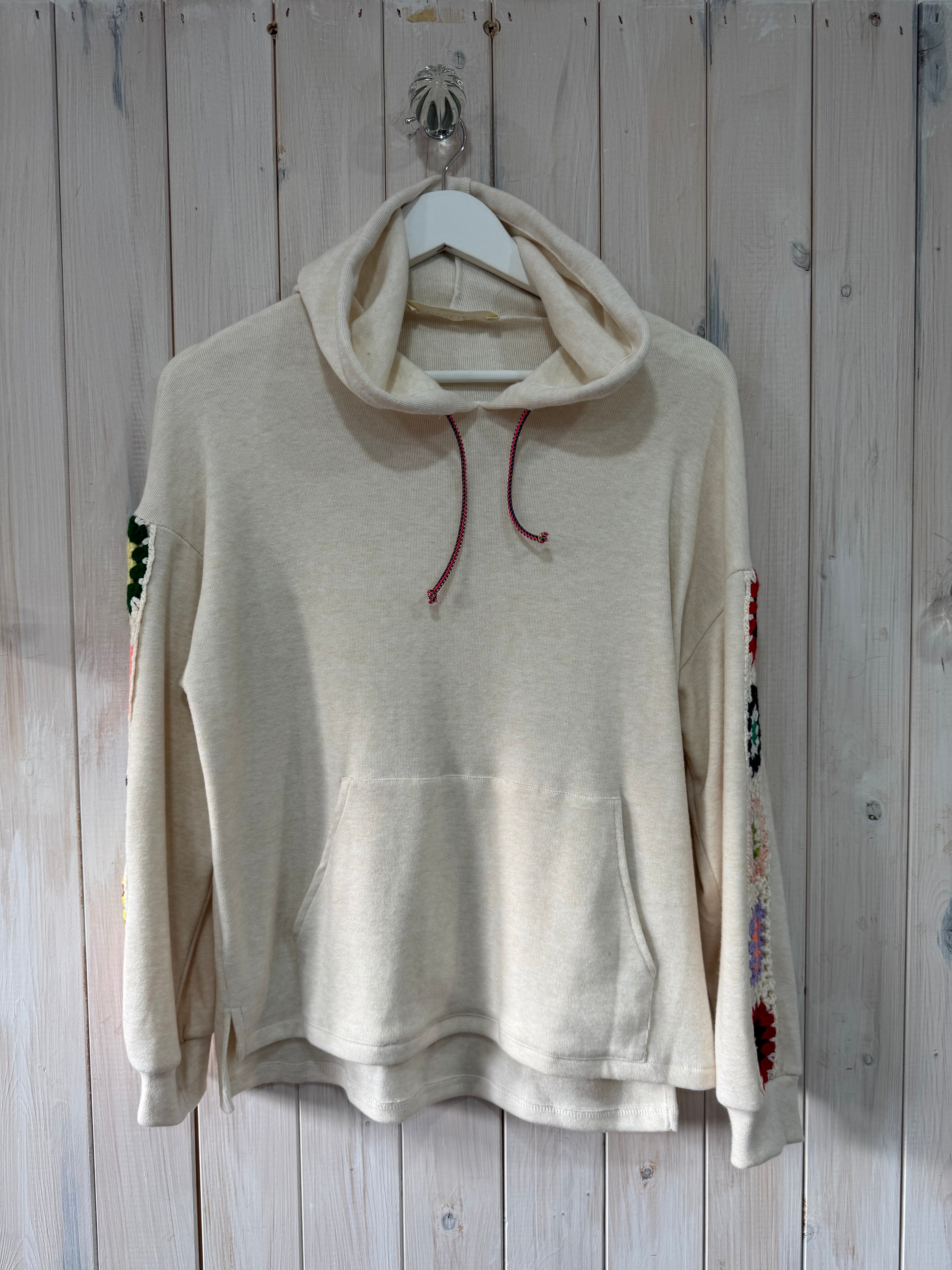 Banjo Crochet Hoodie - New Season - Ema Blues