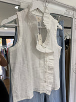 Load image into Gallery viewer, Siloe Cheesecloth Blouse - 2 Colours - An'ge
