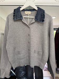 Melissa Denim Collared Cardigan - 2 Colours - New Season