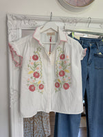Load image into Gallery viewer, Cordial Collar Embroidered Blouse - Mamouchka - New Season
