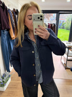Load image into Gallery viewer, Kiss Blanket Stitch Knitted Jacket - 3 Colours - AW26
