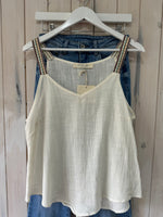 Load image into Gallery viewer, Anna Braid Camisole - Ema Blues - New Collection
