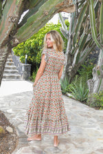 Load image into Gallery viewer, Harlowe Print Slate Midi Dress - Jaase - New Season
