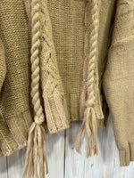 Load image into Gallery viewer, Rope Knitted Hoodie - 2 Colours - New Season
