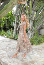 Load image into Gallery viewer, Harlowe Print Slate Midi Dress - Jaase - New Season

