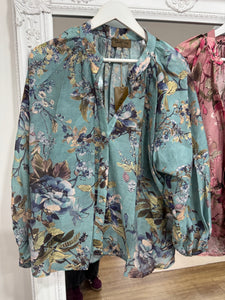 Pia Print Blouse - 2 Colours - Scarlet Roos - New Season