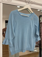 Load image into Gallery viewer, Ruffle Cuff Summer Knit - 4 Colours - New Season
