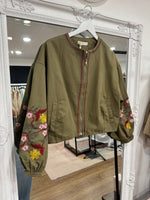 Load image into Gallery viewer, April Balloon Sleeve Embroidered Jacket - New Season
