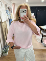 Load image into Gallery viewer, Ruffle Cuff Summer Knit - 4 Colours - New Season
