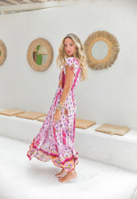 Load image into Gallery viewer, Lost Tribe Print Carment Maxi Dress - Jaase - New Season

