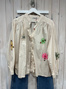 Sunny Embroidered Blouse - 2 Colours - Sam & Lili New Collection