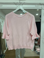 Load image into Gallery viewer, Ruffle Cuff Summer Knit - 4 Colours - New Season
