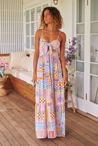 Sweet Illusions Print Bambi Maxi Dress - New Arrival - Jaase