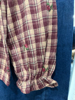 Load image into Gallery viewer, Check Roses Ruffle Blouse - AW26
