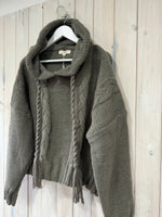 Load image into Gallery viewer, Rope Knitted Hoodie - 2 Colours - New Season
