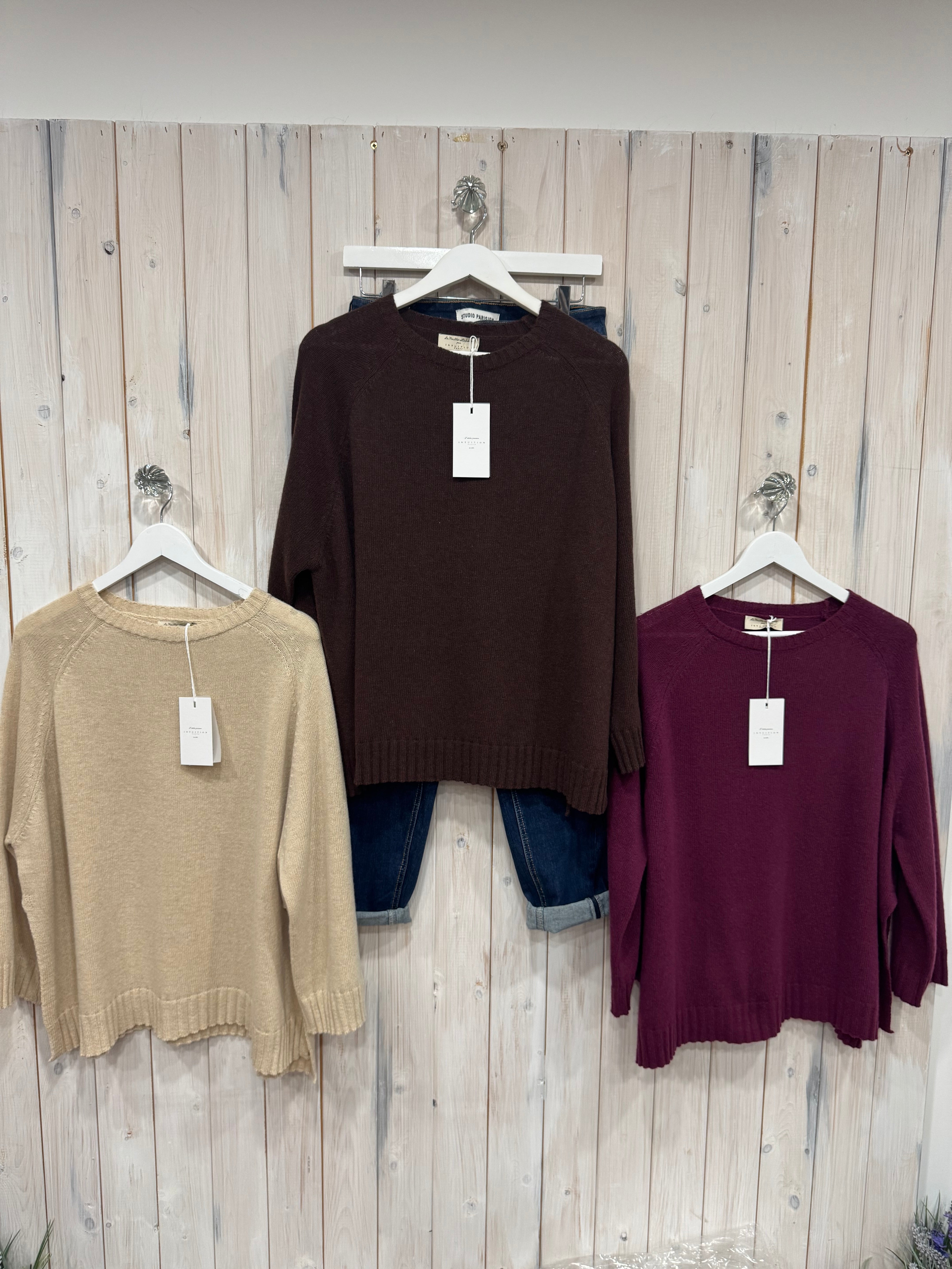 Lenni Cashmere Blend Oversized Jumper - New Brand - L'Atelier Parisien