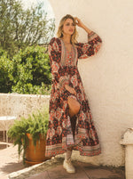 Load image into Gallery viewer, Aisha Print Teresa Maxi Dress - Jaase - New Collection

